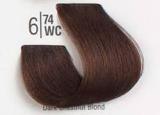 Фарба для волосся SpaMaster Болгарія-Франція Професійна фарба для волосся 100 МЛ 6/74WC Темний каштановий блонд SPA Cream Color Професійний барвник для волосся