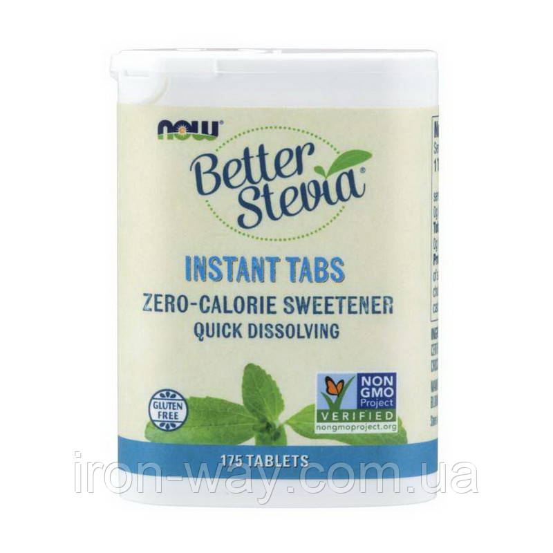 NOW Better Stevia instant tabs (175 tabs) - фото 1 - id-p2004531062
