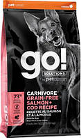 Сухой корм для собак Go! Solutions Carnivore: Grain Free Salmon + Cod с лососем и треской 1,6 кг
