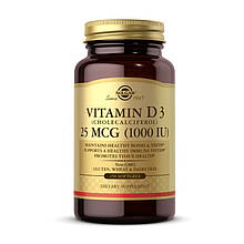 Solgar Vitamin D3 25 mcg (1000 IU) (250 softgels)