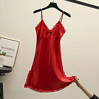 Ночная рубашка. Пеньюар. Ночнушка. Пижама. Сексуальное белье красный (48 размер L) new