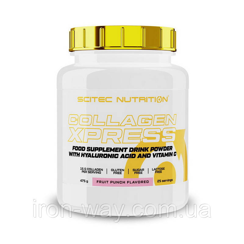 Scitec Collagen Xpress (475 g, pomergranate grapefruit), фото 1