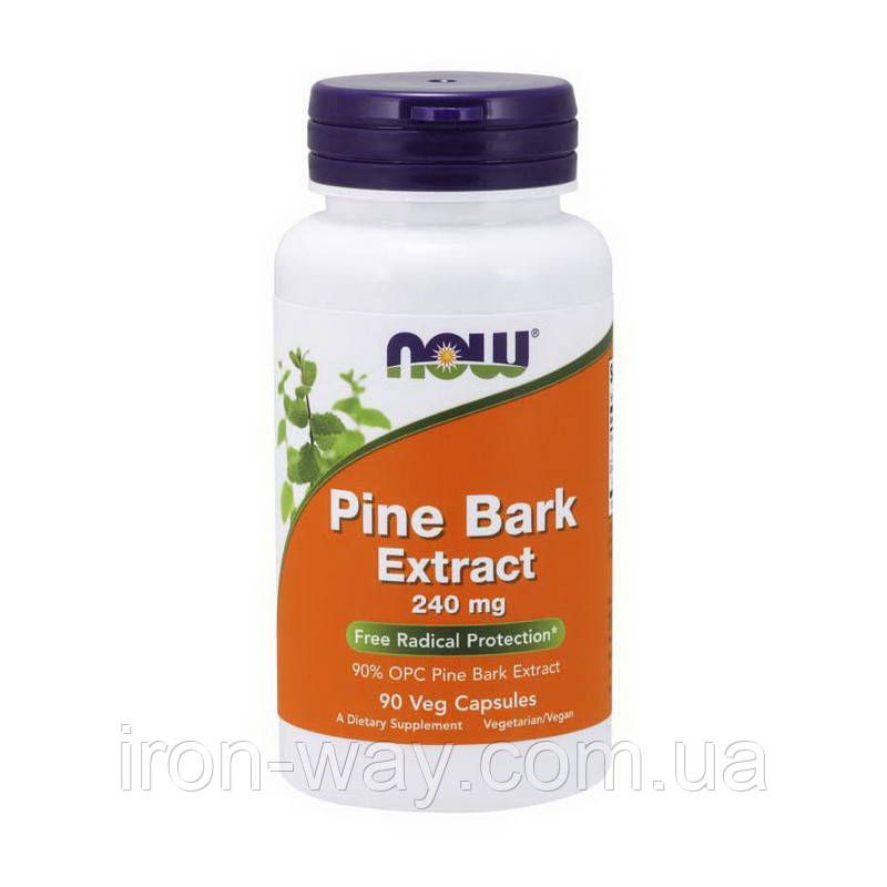 NOW Pine Bark Extract 240 mg (90 veg caps)