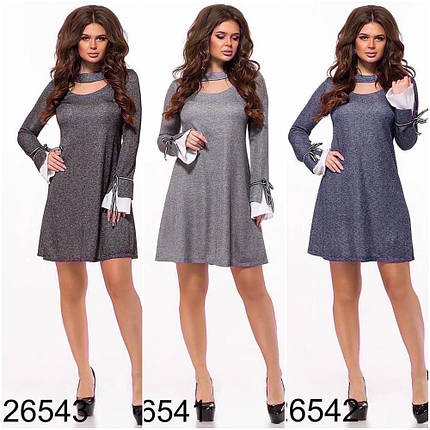 Сукня А-силует люрекс, фото 1