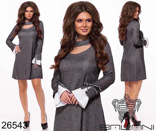 Сукня А-силует люрекс, фото 2