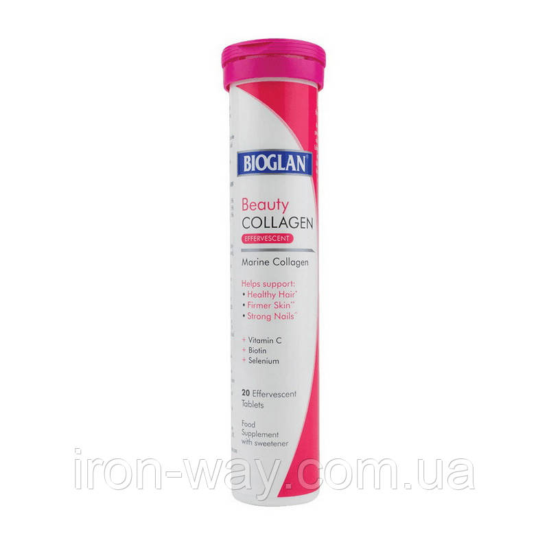 Bioglan Effervescent Beauty Collagen (20 tab), фото 1