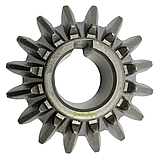 Шестерня конічна мала 16 зубів на косарку роторну захопленням 1.35 м,1.65 м Wirax, Lisicki Z-169, Z-069, Z-173, Z-178 Польша, фото 2