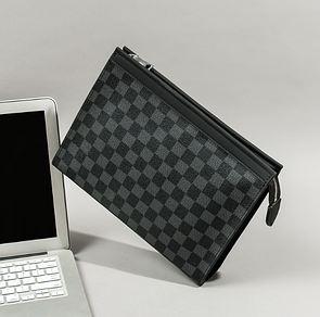 Великий чоловічий клатч барсетка Кенгуру, гаманець сумка на ремінці