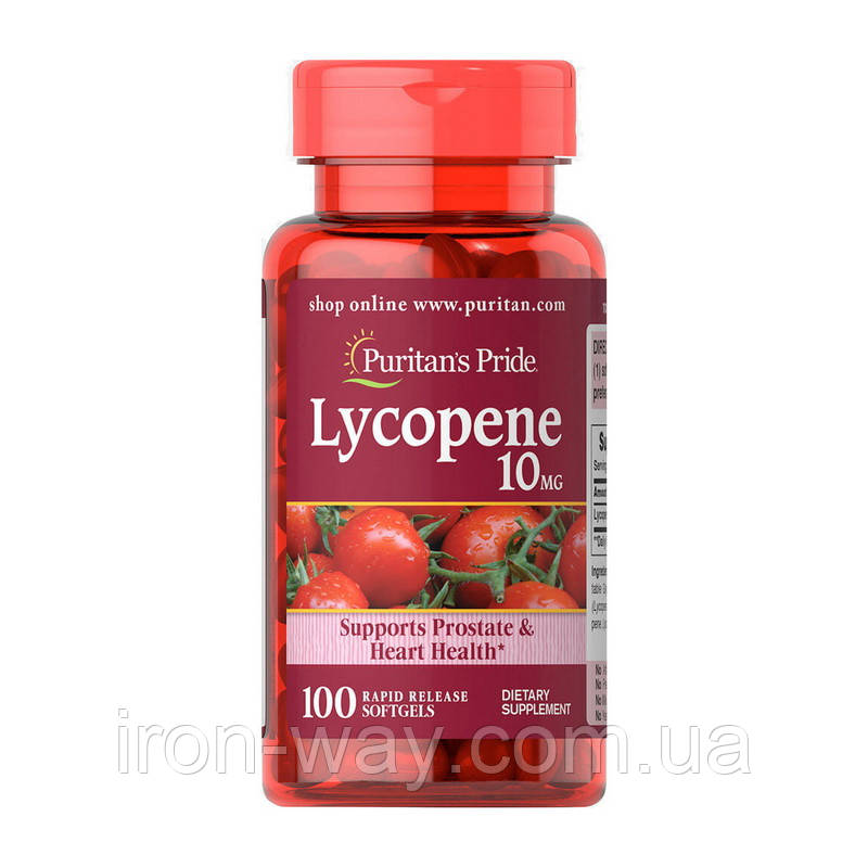 Puritan's Pride Lycopene 10 mg (100 softgels)