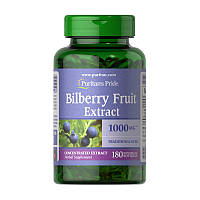 Puritan's Pride Bilberry Fruit Extract 1000 mg (180 softgels)