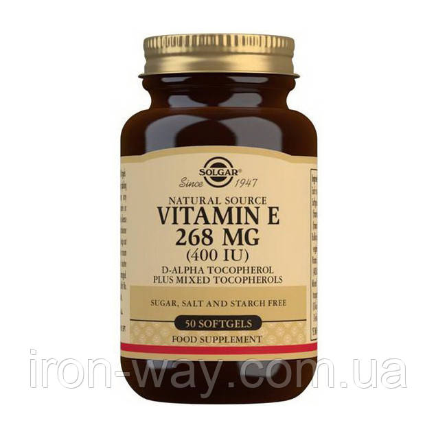 Solgar Vitamin E 268 mg (400 IU) (50 softgels)