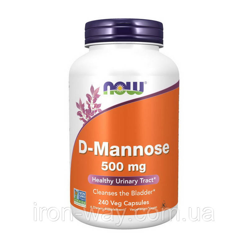 NOW D-Mannose 500 mg (240 veg caps)
