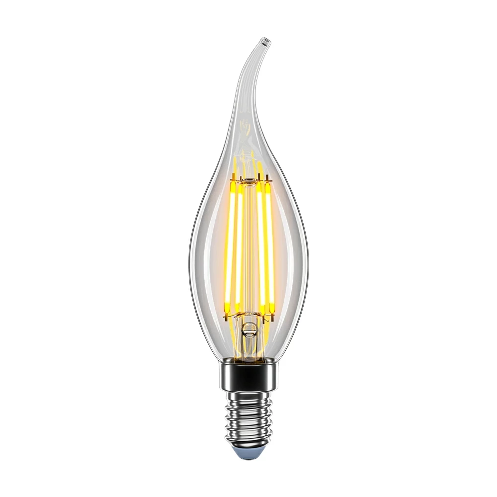 LED-лампа Velmax Filament свічка на вітрі C37T 4W E14 4100 K 21-42-34-1