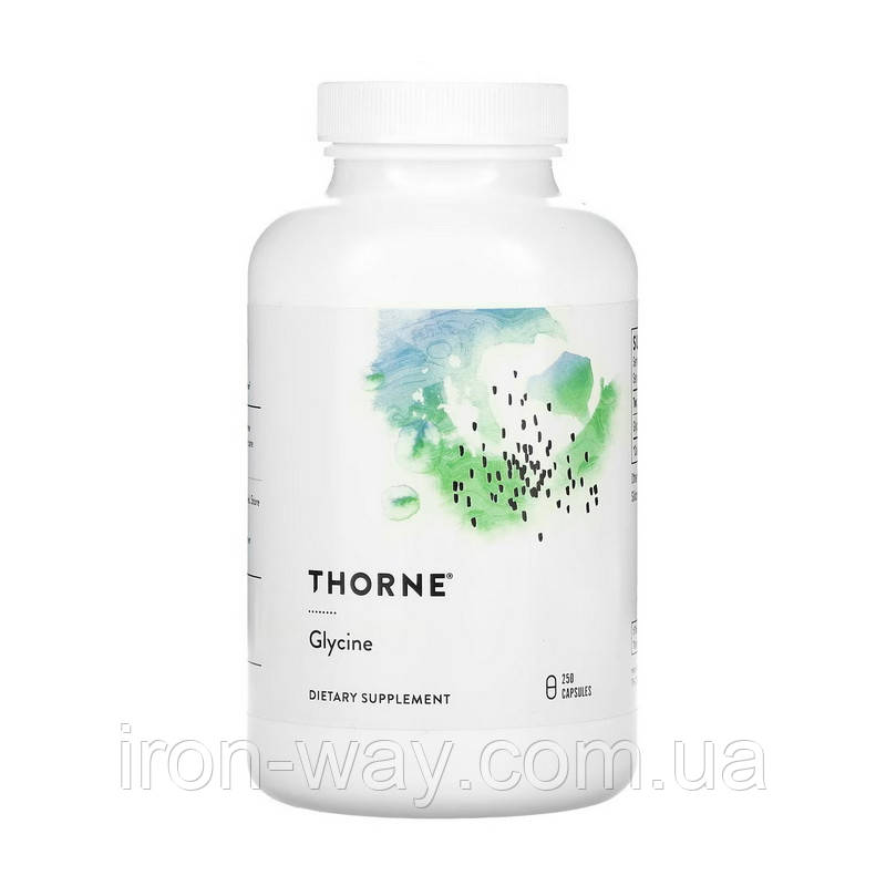 Thorne Research Glycine (250 caps), фото 1
