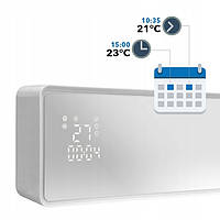 Повітряна завіса-тепловентилятор Farelka Q4 2000 Вт скло + пульт