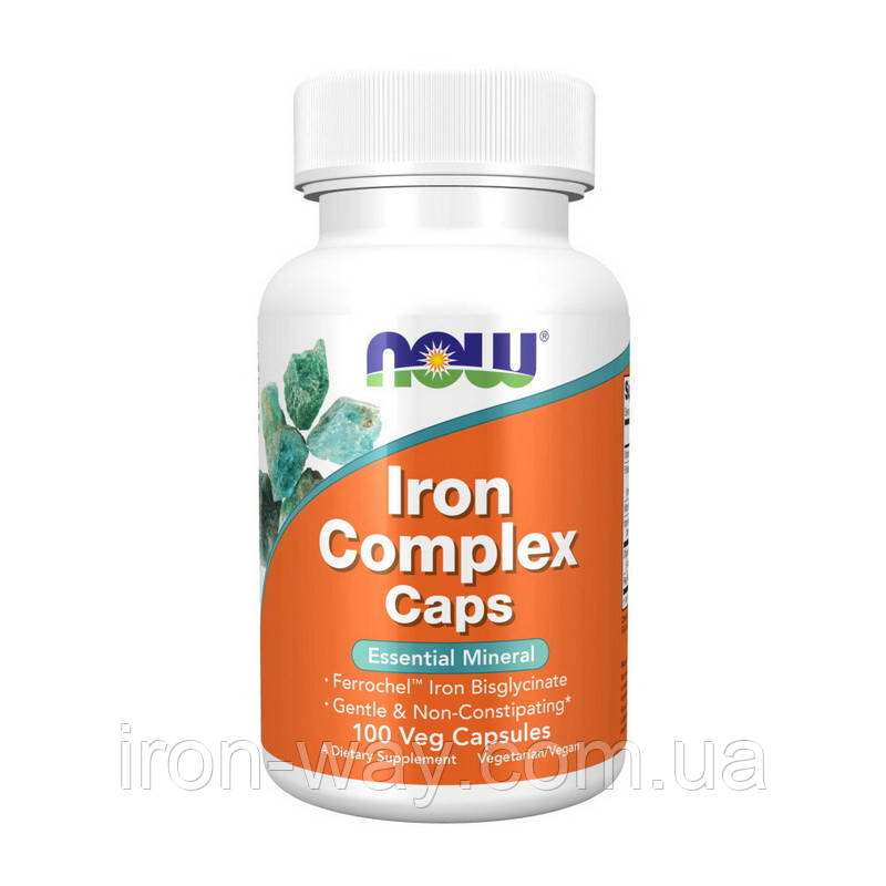 NOW Iron Complex Caps (100 veg caps)