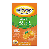 Haliborange Vitamins A,C & D (120 chew tab, orange)