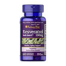 Puritan's Pride Resveratrol 100 mg (60 softgels)