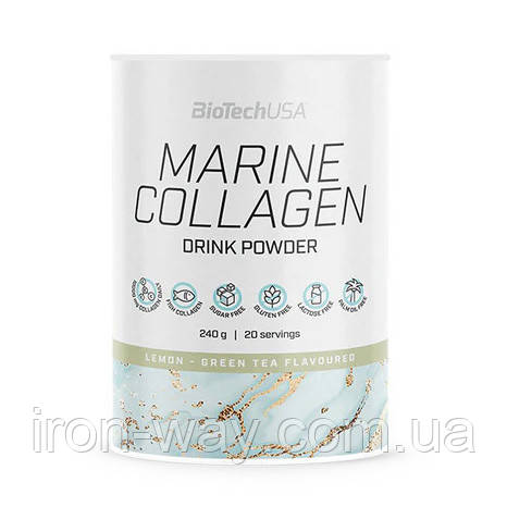 BioTech USA Marine Collagen (240 g, lemon - green tea)