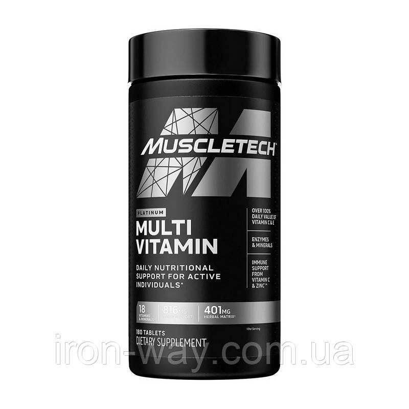 MuscleTech Platinum Multi Vitamin (180 tab)