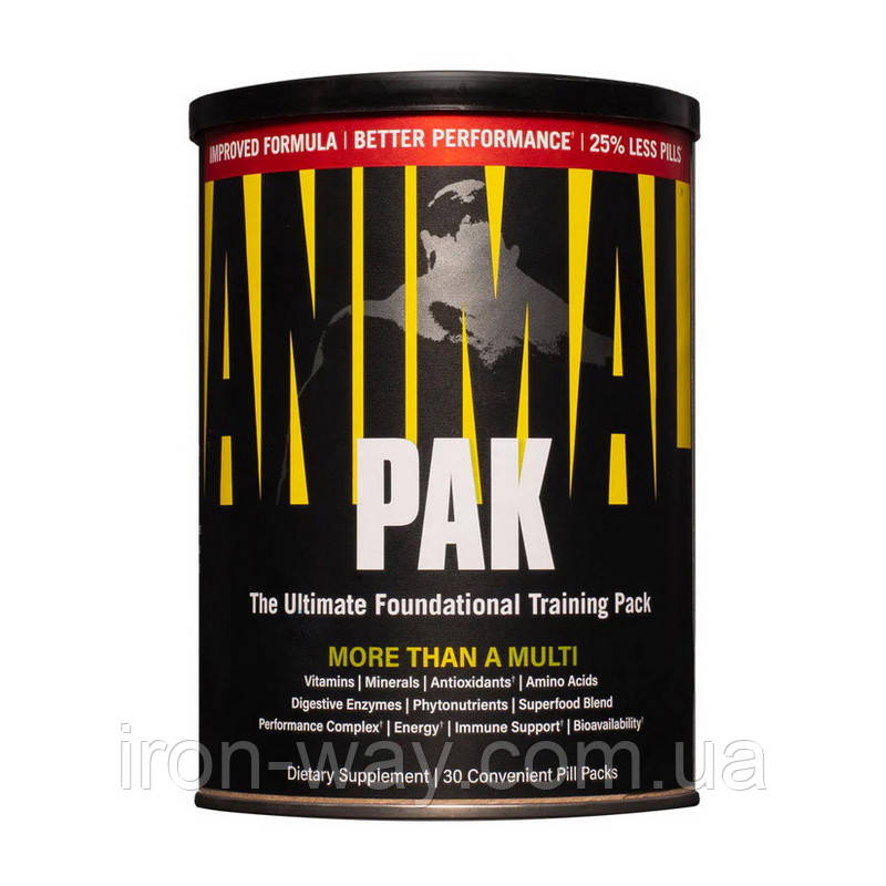 Universal Nutrition Animal Pak Improved Formula (30 packs)