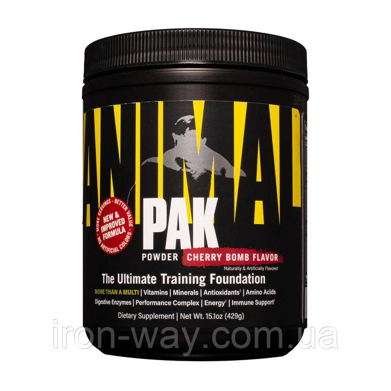 Universal Animal Pak Improved Formula (411 g, orange crushed)