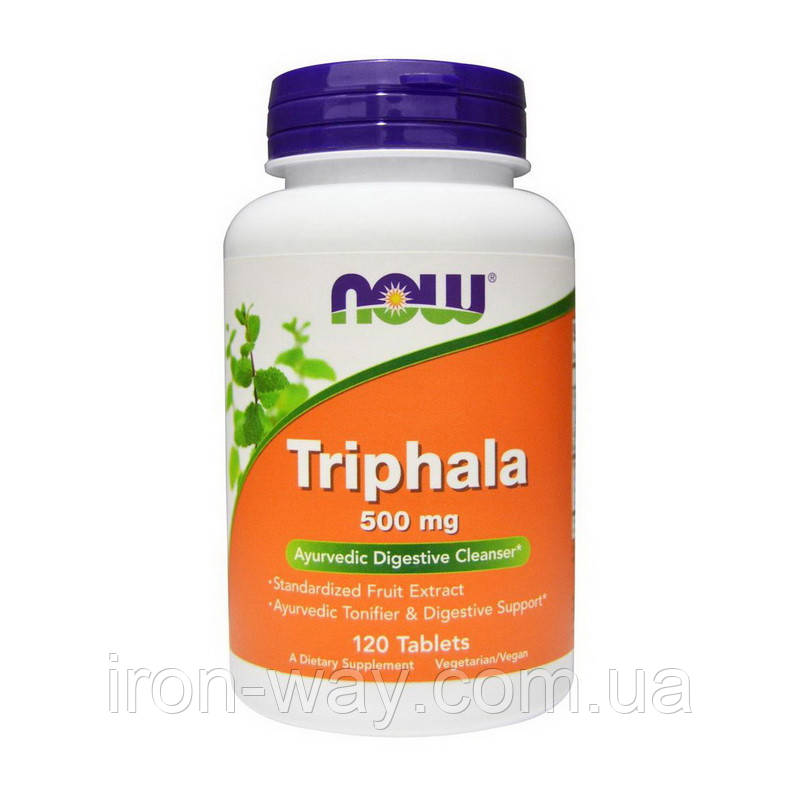 NOW Triphala 500 mg (120 tab), фото 1
