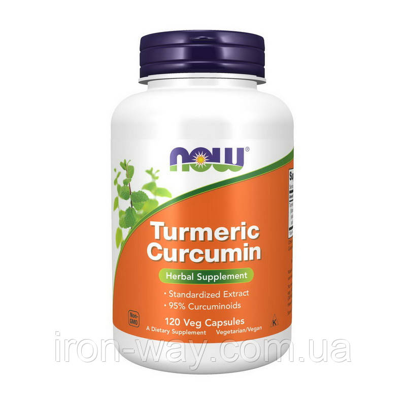 NOW Turmeric Curcumin 665 mg (120 veg caps)