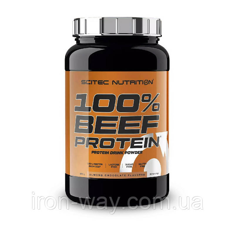 Scitec 100% Beef Protein (900 g, almond chocolate)