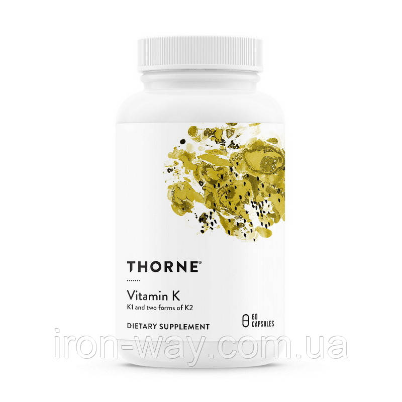 Thorne Research Vitamin K (60 caps), фото 1