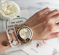 Стильні жіночій наручний годинник стиль Pandora Золото висока якість
