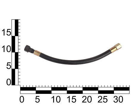 Шланг паливний ВАЗ 2123 (гайка-засувка) 300 мм, шт., фото 2