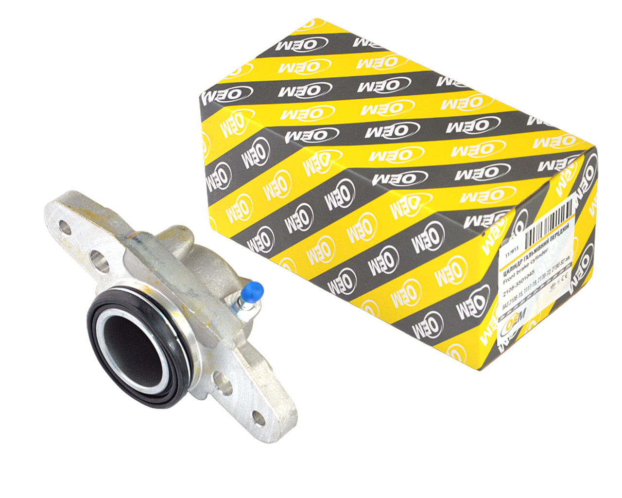 Циліндр гальмівний передній ВАЗ 2108-15, 1117-19, 2170-72, 2190-92 лев. кор. пак.