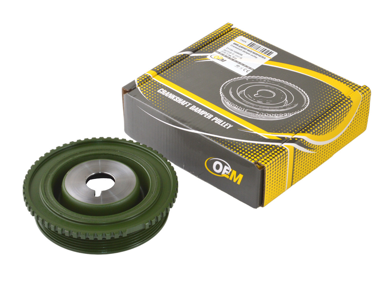 Шків демпфер вала колінчастого ВАЗ 2110-12, 1117-19, 2170-72, інж. 16 кл.