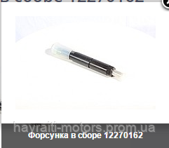 Форсунка в зборі 12270162