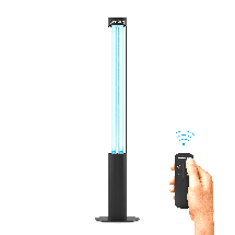Бактерицидний опромінювач BactoSfera 360° U36 RC-TIMER Black, фото 4