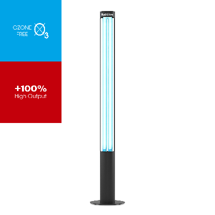 Бактерицидний опромінювач BactoSfera 360° U95 +100% Black, фото 1