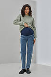 Прямі джинси з високою спинкою для вагітних ADELA сині L, фото 2