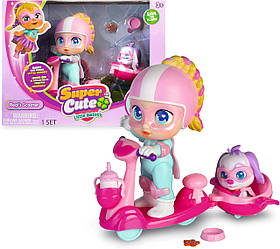 Лялька музична Super Cute (2 різновиди на вибір, підсвітка, пісня, аксесуари, в коробці) 3666-135