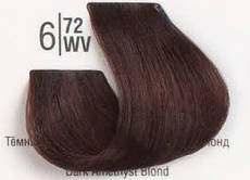 Фарба для волосся SpaMaster Болгарія-Франція Професійна фарба для волосся 100 МЛ 6/72WV Темний коричневий перламутровий блонд SPA Cream Color Професійний барвник для волосся