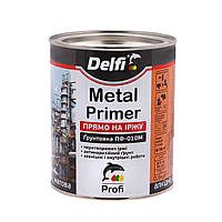Грунтовка по іржі ПФ-010 Delfi червоно-коричнева 0,9 л