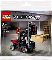 LEGO Technic Вилочный погрузчик и палета 30655