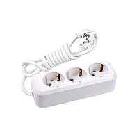 Подовжувач Bellight 10м на 3 гнізда з заземленням