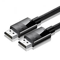 Кабель DisplayPort v1.4 UGREEN Male to Male Braided Cable 8K/60Hz 4K/144Hz HDR 1м (черный) DP114