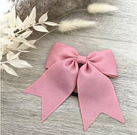Бант в рожевому кольорі Queen Astin для дівчаток шкільні аксесуар бант стрічка для волосся шпилька бантик