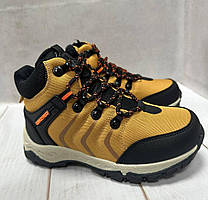 Зимові дитячі черевики Jong Golf на овчині коричневі водовідштовхуючі р36 23.8 см