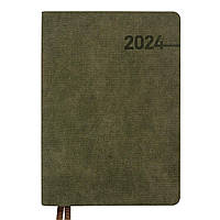 Щоденник А5 Leo Planner 2024 Integro мякий 2524**_Хаки