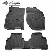 Резиновые 3D коврики в салон на Nissan X-Trail (T30) 2001-2007 Stingray