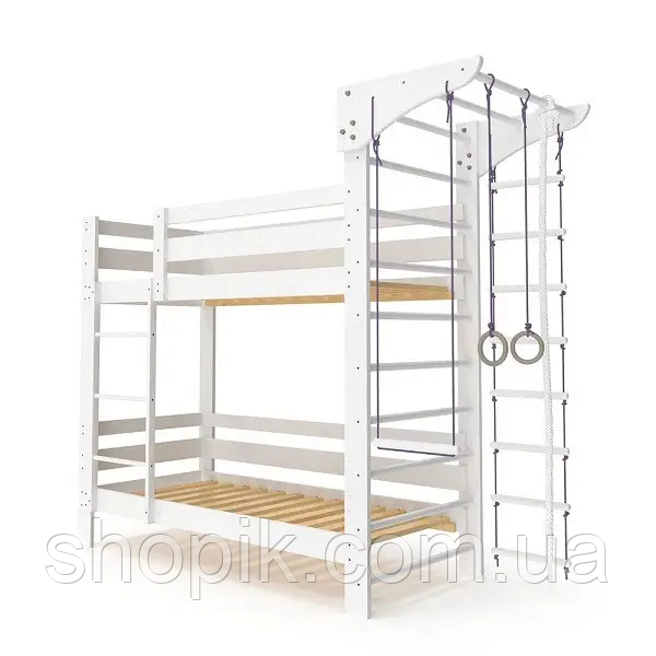 Двоярусне спортивне ліжко (babyson 10) 80x190 см, Ліжко дитяче для підлітка Shopik