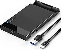 Карман внешний 2.5 USB 3.0 Type-C Black